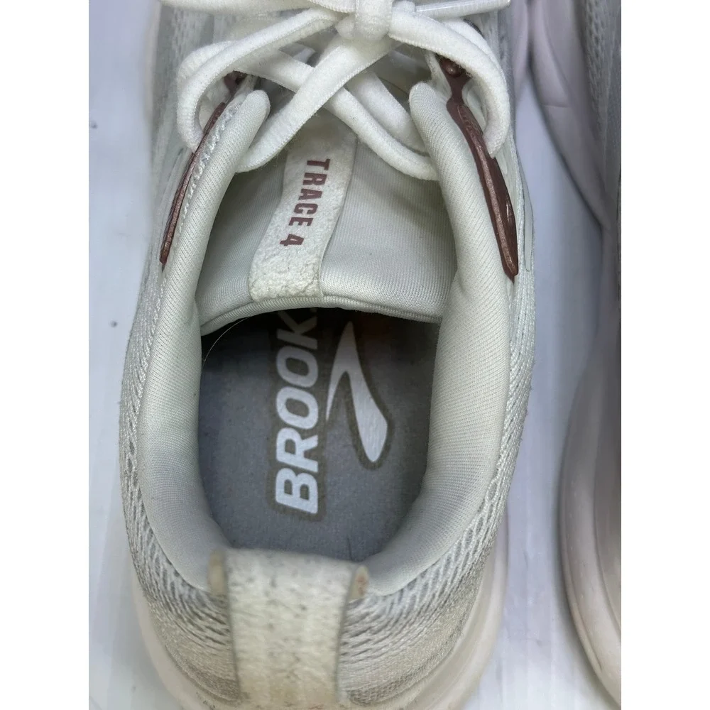 Brooks Trace 4 Womens Running Shoes White Copper 1204411B192 Size 9
